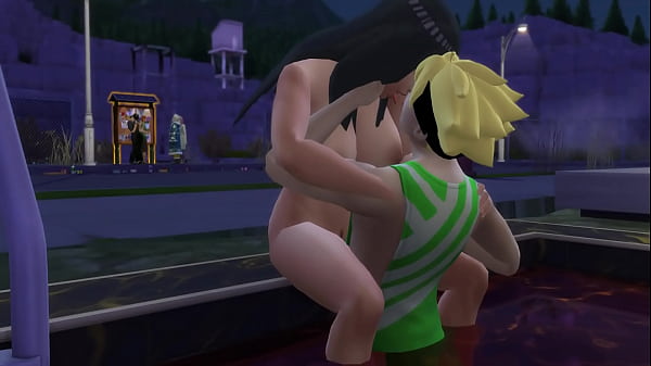 Porn Cap 2 ging mit Hinata zum Pool, um ihr beim Schwimmen zu helfen. Hinata verführt ihren eigenen Stiefsohn, gibt ihm Oralsex und fickt ihn schließlich innerhalb und außerhalb des Pools