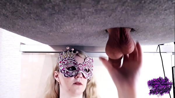 Blonde sucks dick with balls on the milking board and gets cum in her mouth Full Version AnnyCandy Painboy