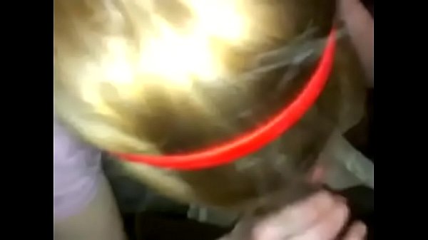 Amateur blonde slut sucking two BBCs in dorm