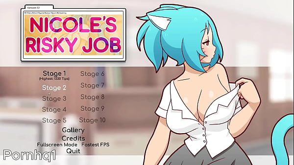 gamepley of Nicole'_s Risky Job String Game