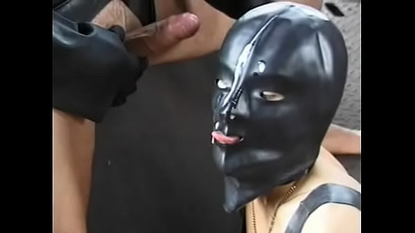 Fanny Steel rubberdoll drinks cum and piss from latex slave (from '_Fetish, Gum &amp_ Dirty 1'_)