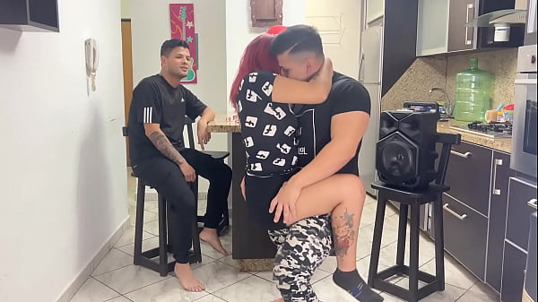I don't like that my girlfriend brings her best friend to our party because when she dances reggaeton he rubs his cock on her ass and she likes it NTR Netorare